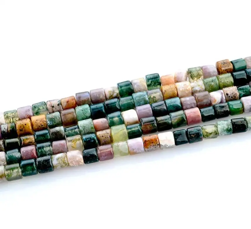 4*4mm Eco-Leven Fancy Jasper Rustieke Multicolor Kleuren Natuurlijke Indian Agaat Edelsteen Rondelles Disc Heishi Wiel kralen