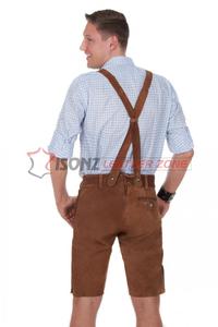 กางเกงขาสั้นสไตล์บาวาเรียสำหรับผู้ชายดั้งเดิมสไตล์ Oktoberfest แบบบาวาเรีย - Product Image 2