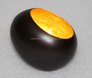 Customized Iron <b>Black</b> Gold Handmade <b>Tea</b> <b>Light</b> Candle <b>Holder</b> Home Decor IHA Brand - Product Image 6