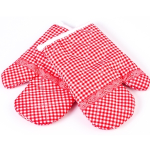 Mitaines de four en coton à rayures personnalisées, bonne qualité, mitaines de four parfaites, exportateur en Inde - Product Image 4