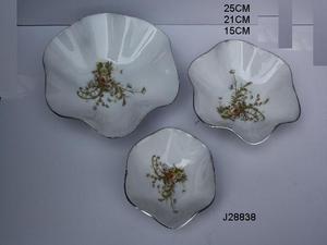 Placa de aluminio fundido con cuatro compartimentos cuadrados, con esmalte y patrones florales, también disponible en esmaltes seguros para comida y metal - Product Image 5