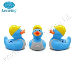 Constructor promocional divertido, ingeniero de construcción, pato de goma amarillo, juguete de baño, artículo de regalo - Product Image 3