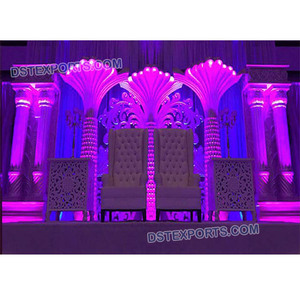 Conjunto de decoración de escenario de boda, decoración paquistaní de Escenario nocturno de Canadá, fabricante de escenarios de boda - Product Image 1