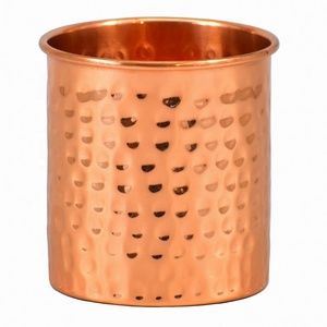 Tasse de julap en cuivre pur poli, lisse, 17 oz, miroir à haute brillance poli par l'oxia pour la maison - Product Image 3