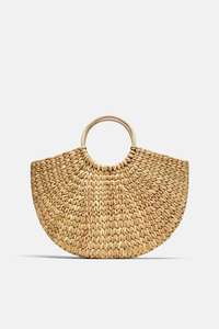 Bolso de Paja Abierto Estilo Bohemio, Hecho a Mano, Sostenible, Fabricante Mayorista, Suministro para Tiendas Minoristas, Duradero, Ligero, Vietnam - Product Image 3