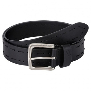 Cinturones de cuero indio para hombre, cinturón informal de cuero genuino de alta calidad en todos los tamaños y colores personalizados, hecho en la India, venta al por mayor - Product Image 1