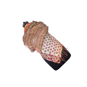 Kantha Work <b>Silk</b> Handmade <b>Vintage</b> Style <b>Scarf</b> SC1244 Girls <b>Scarf</b> Stole Hijab <b>Vintage</b> Kantha Hand Stitched Cotton Allover <b>Scarf</b> - Product Image 1