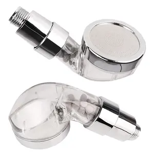 Pietra tormalina ionico filtro di bellezza bellezza di nuovo disegno trasparente del pc dei <span class=keywords><strong>capelli</strong></span> salone di <span class=keywords><strong>doccia</strong></span> a mano - Product Image 1