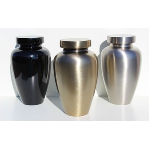 Fancy Metal American Style Human Urns <b>Ashes</b> Funeral Classic Cremation Urns Customized Size Handmade Durable Memorial <b>Keepsake</b> - Product Image 2