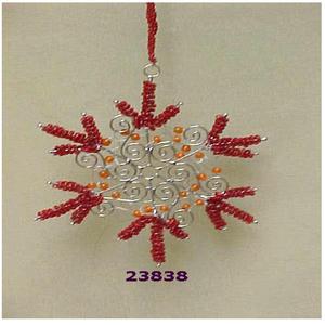 Navidad Personalizar metal Decoración Color Colgando Cuentas de colores Navidad Colgando en alambre Estrellas - Product Image 2