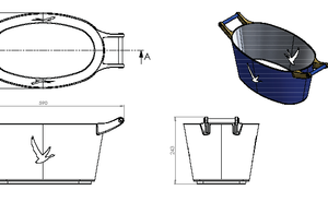Cubo de hielo de camarero para Ganso gris - Product Image 3