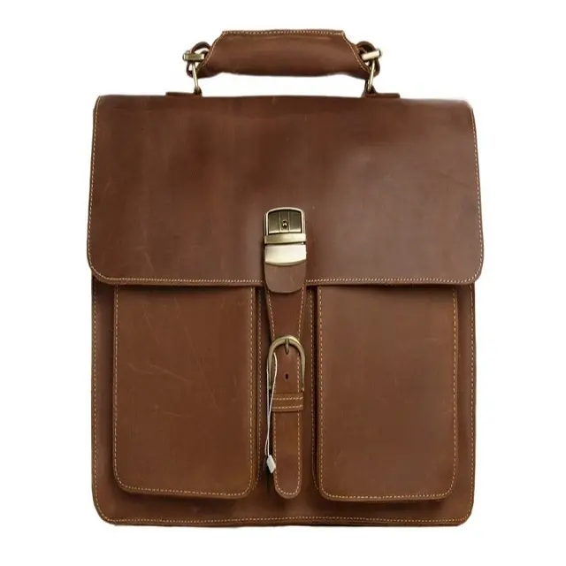 Handmade Italian Full Grain Leather Briefcase Men Messenger Bag Laptop Bag Stylish Handmade Top Grain Leather Good Quality Bag