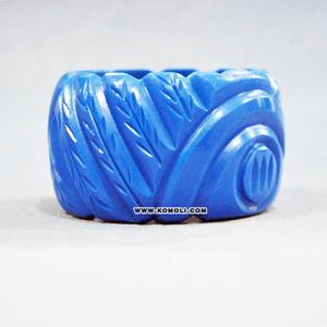 Bracelet en bakélite imprimé vintage, pour femmes, large conception de bijoux vintage, vente en gros - Product Image 3