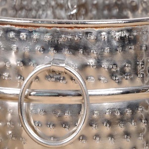 Macetas de madera chapadas en níquel para interior, macetero de jardín con libélula, macetas grandes para exteriores e interiores - Product Image 2