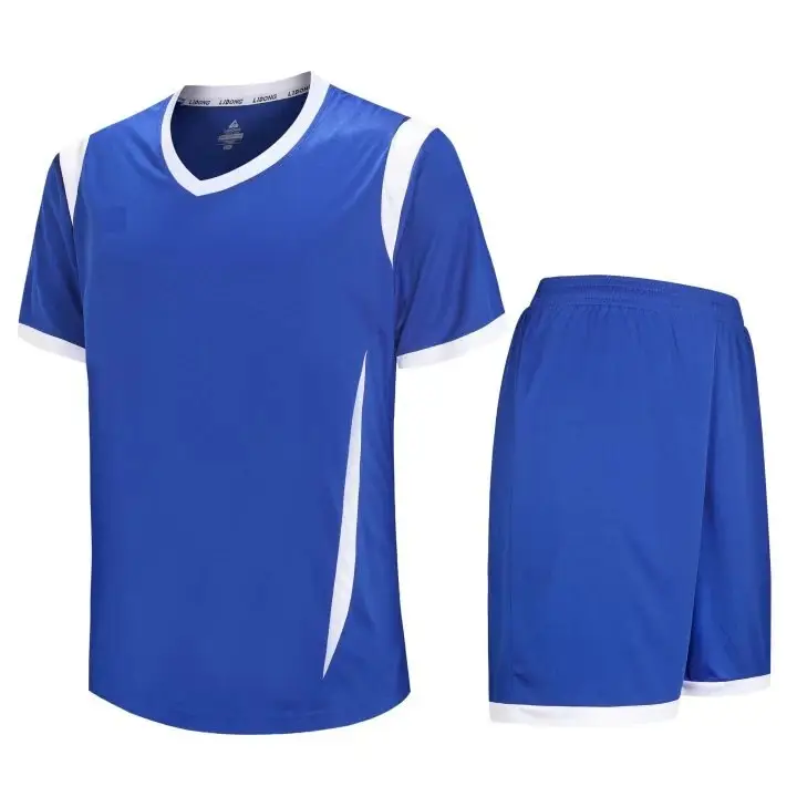 Soccer Wear For Club Man Suits Blank Soccer Uniforms Can Design Logo Name High Quality uniform jersey set