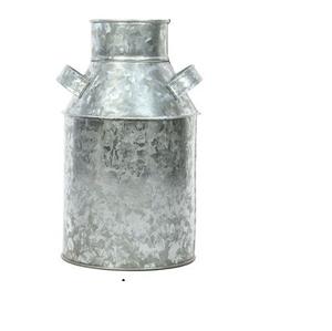Lata de leche única, elegante, rústica, decoración de flores de hierro galvanizado - Product Image 4