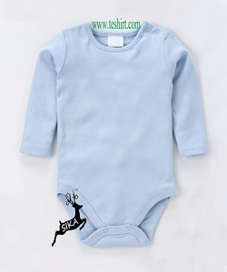 Best Selling TIRUPUR <b>Gold</b> Supplier's Cute Baby Toddler Knitted Romper GOTS Certified Cotton Factory Price Snap Button Closure - Product Image 5