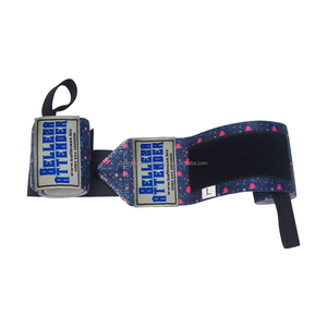 Vendas elásticas duraderas de algodón para sublimación, para gimnasio, fitness, soporte de muñeca, levantamiento de pesas, bolsas de potencia de color personalizado - Product Image 4