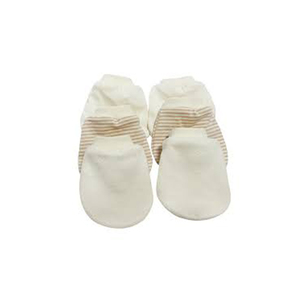 CPSC Certified Private Label Organic Cotton baby Mittens - Product Image 1