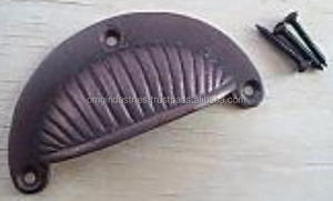 Achetez en gros des poignées de tiroir en fonte, poignées de tiroir noires antiques pour armoires de cuisine - Product Image 2