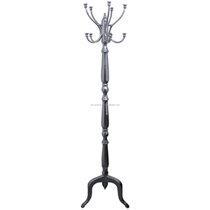 Perchero de metal plateado para colgar, estante costero, multiacabado, hecho en La India - Product Image 5