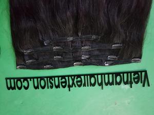 Extensions de cheveux vierges Remy 100% humains à clipser en provenance du Vietnam, longueur 8"-40", 100g - Product Image 2
