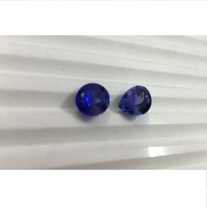 Gema tallada de tanzanita, bloque D, calidad superior, AAA - Product Image 1