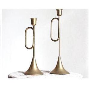 <b>Vintage</b> Handmade Brass Iron Candle Holder Classic Home Decorative Stand for Weddings Christmas Metal Table Candle <b>Lanterns</b> Jars - Product Image 4