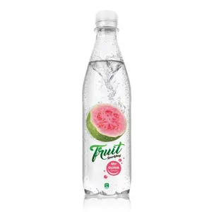 Bebida del sur de Asia, botella para mascotas de 500ml, paquetes de bebidas de jugo de fruta de guayaba fresca chispeante, bebida de verano disponible, tendencia caliente