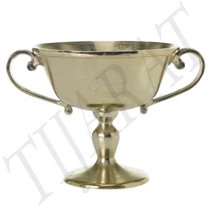 Industrie Tendance Métal Décoration De Mariage En Gros Fleur Vase Maison Hôtel Décoration Or Fini À La Main avec Logo Personnalisé - Product Image 4