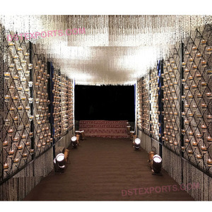 Deslumbrante vela paredes para pasarela vela paredes para boda Entranc matrimonio Recepción de pared velas decoración entrada - Product Image 1