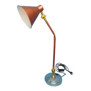 Lámpara de Metal hecha a mano, moderna Base de Metal, lámparas de mesa de sala de estudio decorativas antiguas - Product Image 1