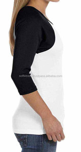 Camisetas de béisbol raglán de diseño personalizado, camisetas deportivas transpirables de manga 3/4 en tallas grandes para hermandades - Product Image 5