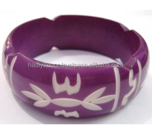 กำไลเรซิ่นสำหรับผู้หญิงและเด็กผู้หญิง,กำไลข้อมือเครื่องประดับดีไซน์ดอกไม้เรซิ่นสำหรับ Partyware และของขวัญแต่งงานดีไซน์ทันสมัย - Product Image 4