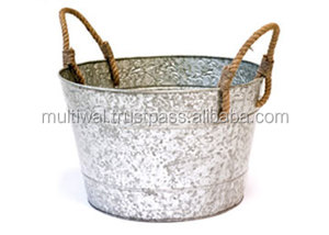 Jardinières galvanisées pour jardin décoratif - Product Image 6