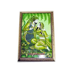 Caja de madera pintada a mano, diseño personalizado, indio - Product Image 2