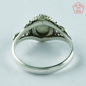 แหวนพลอย925เงินสเตอร์ลิงสำหรับงานแต่งงานและงานเลี้ยง - Product Image 4