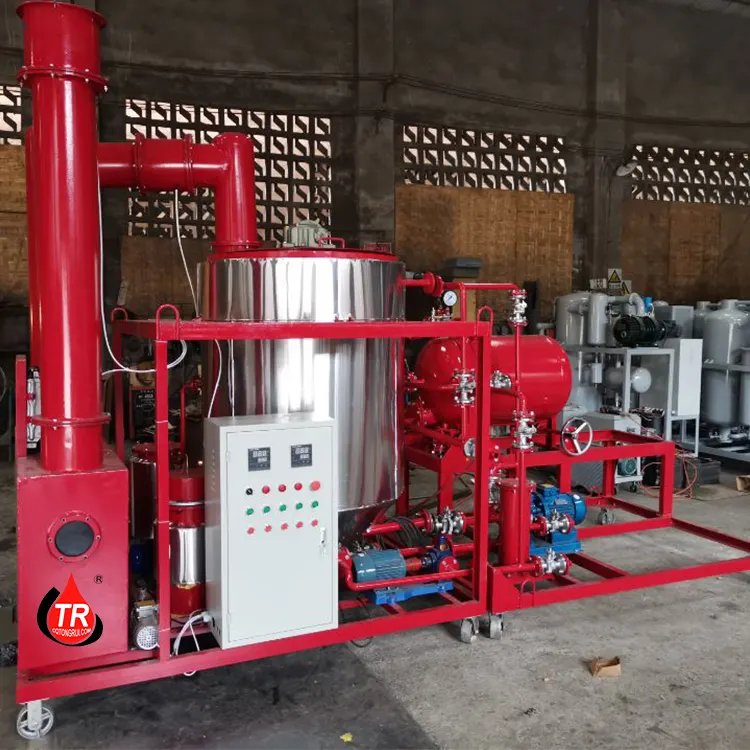 Black Diesel Engine Oil Recycling machine/Used Motor Oil Processing Machine