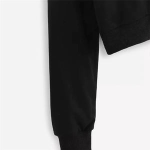 <b>Men</b> Casual Wear Long Sleeve Pullover <b>Crop</b> <b>Top</b> Hooded Solid Washed Fleece Fabric Custom Logo for Wholesale by Viky Industries - Product Image 4