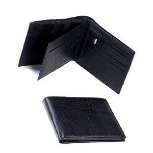 Luxury — portefeuille en cuir noir pour hommes, meilleur porte-monnaie Design mince, accessoire élégant - Product Image 1