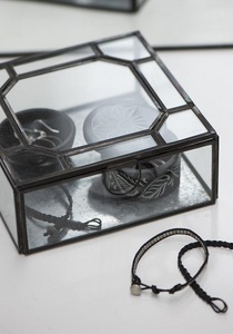 Boîte de rangement en verre pour bijoux, nouvelle conception, marque privée, pour bijoux et collection de bijoux, prix de gros - Product Image 2