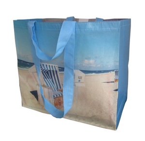 Bolsa de Compras Plegable Reutilizable y Ecológica de RPET Personalizable KIM DUC KD0069 con Diseño de Dibujos Animados, Color y Logotipo Personalizados para la Vida Diaria - Product Image 2