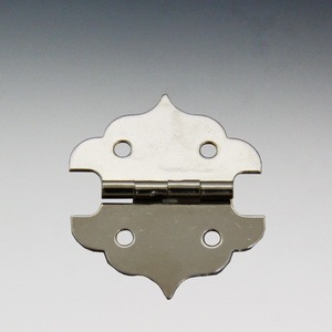 Bisagra de tope decorativa de acero para joyero pequeño - Product Image 3