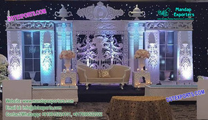 อินเดียงานแต่งงานฉากหลัง Bollywood เวที Stage Stage ตกแต่งสำหรับจัดงานแต่งงาน - Product Image 4