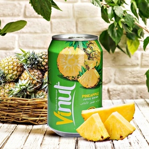 PRIVATE LABEL Fruit Juice <b>Pineapple</b> 330ml Canned - Product Image 1