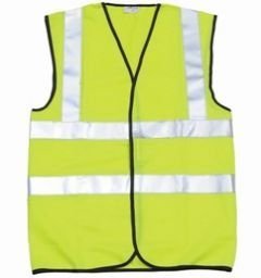 Hi VIS เสื้อกั๊กนิรภัยสำหรับเด็ก, เสื้อกั๊กป้องกันไฟฟ้าสถิตย์ระบายอากาศได้กันน้ำเก็บความร้อนทำจากโพลีเอสเตอร์ Workwear-EN471ฤดูร้อน - Product Image 4