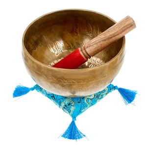 Cuenco para cantar de latón antiguo, cuenco para cantar tibetano de mejor diseño, cuenco para cantar indio de bronce, venta al por mayor - Product Image 2