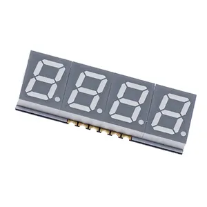 0,56 pulgadas de 7 segmentos con 4 dígitos ánodo común/cátodo reloj digital led número smd pantalla