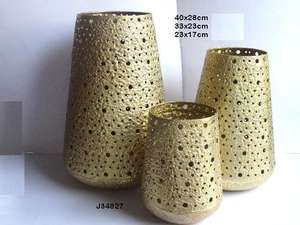 High Quality Indian <b>Lantern</b> Metal Candle Holder Gold Finish 3 Sizes Home <b>Christmas</b> Decor Wholesale Price [Iron Material] - Product Image 4