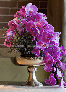 Meilleure vente de bol à fleurs en laiton doré piédestal bol à fleurs de luxe pour la maison et le mariage bol à fleurs de table décoratif - Product Image 6